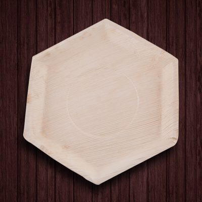 Hexagon Ecoplates,Palm leaf plates