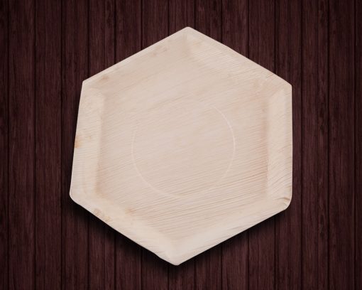 Hexagon Ecoplates,Palm leaf plates